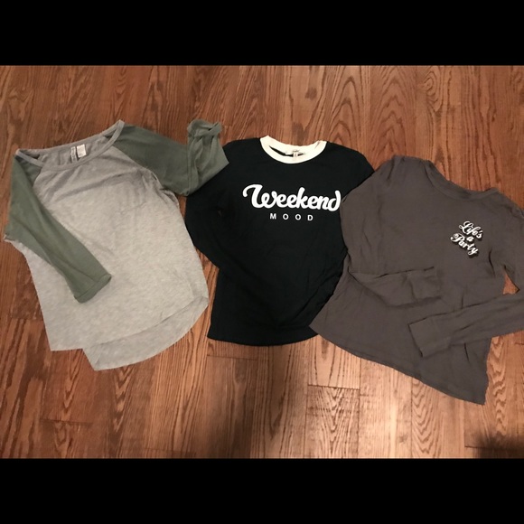 3 Long-sleeve shirts for - Picture 1 of 4